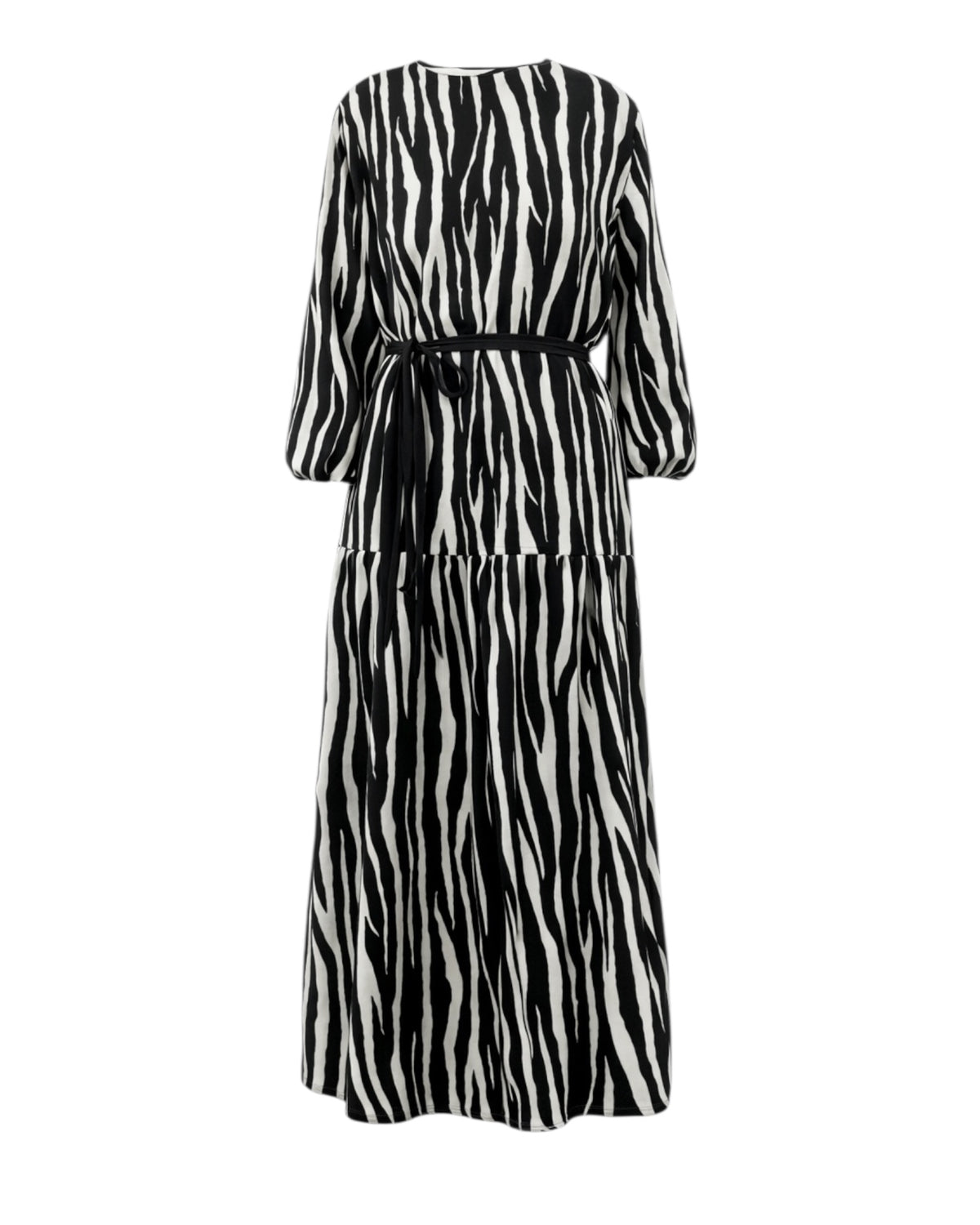 Made to Order Zebra Midi Dress