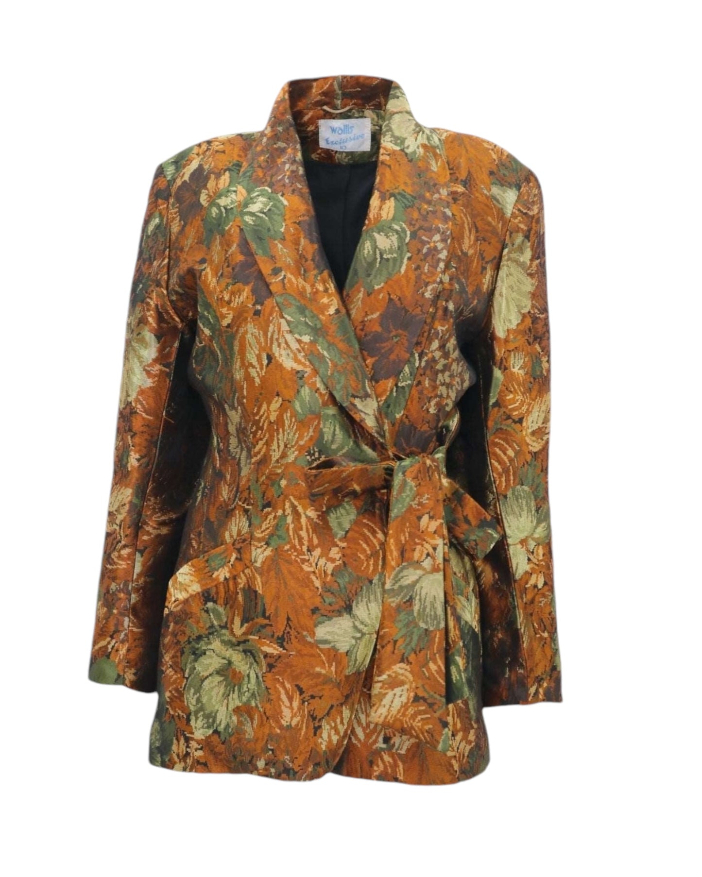 80’s Wallis Exclusive Evening Jacket with Tie Front