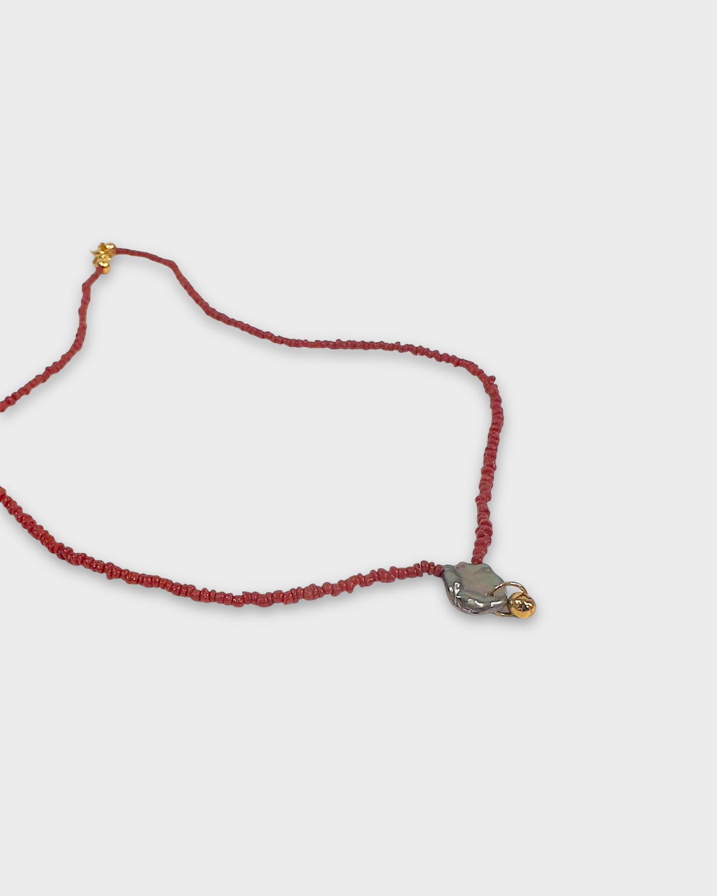 Mystic Moods Coral & Keshi Necklace