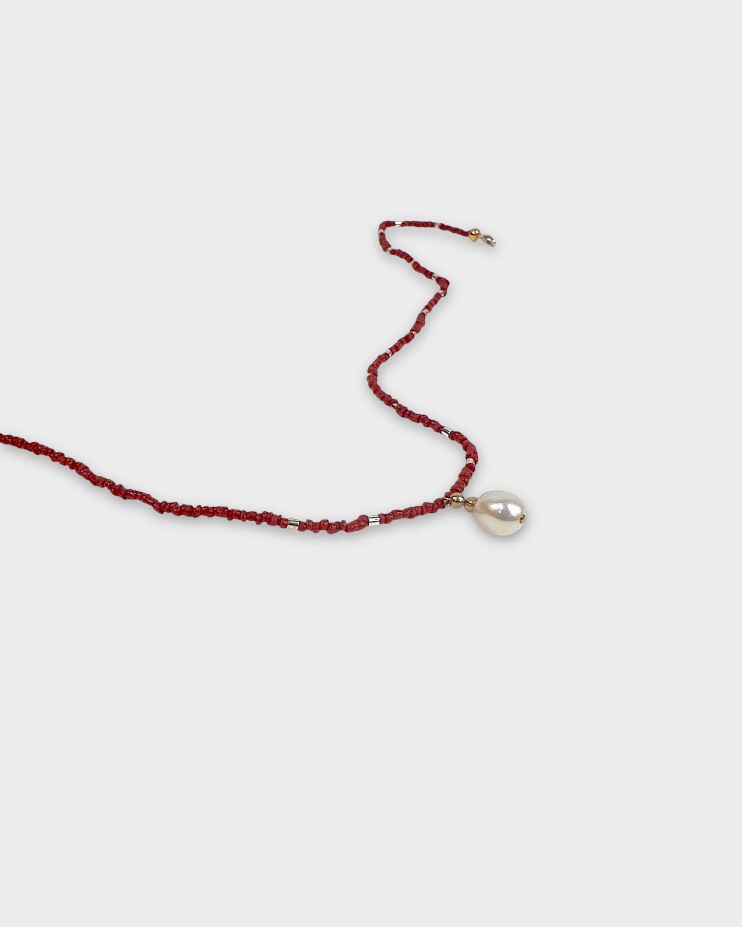 Mystic Moods Coral & Pearl Choker