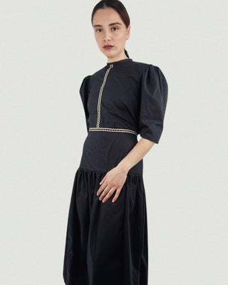 Mystic Moods Nipped in Waist Maxi Dress