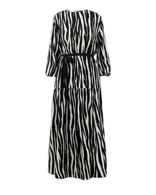 Mystic Moods Zebra Midi Dress