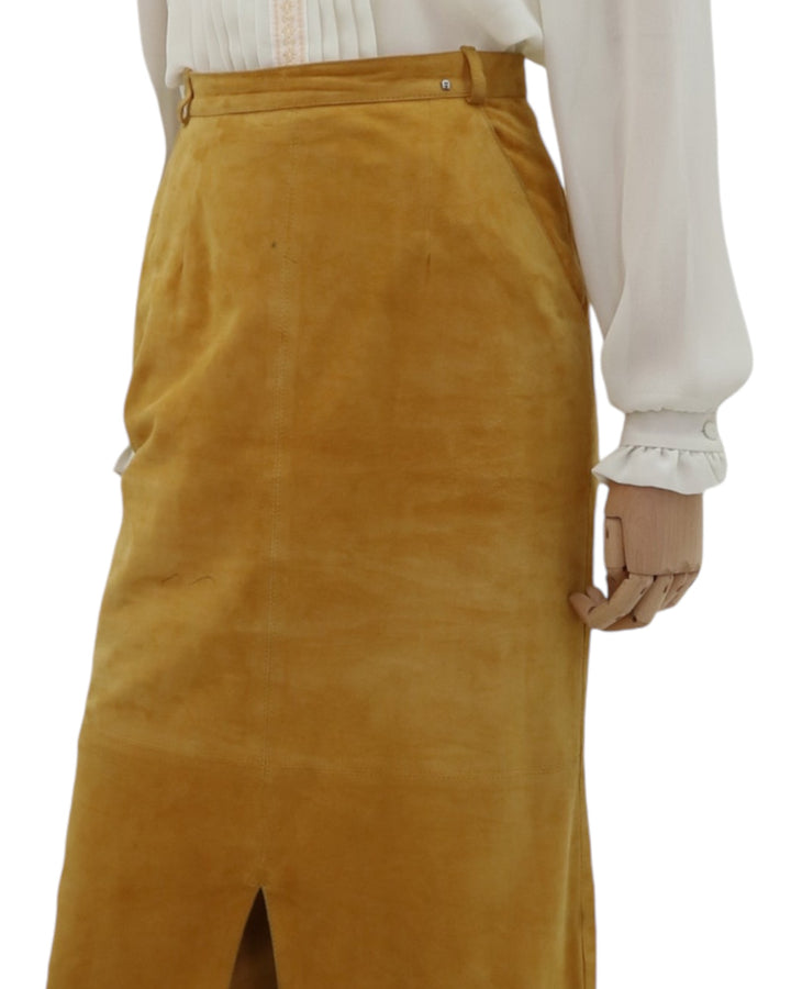 Vintage Leather Skirt