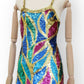 Silk & Sequins Vintage Dress by Sean Collection