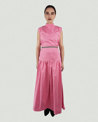 Tiered Maxi Dress in Pink