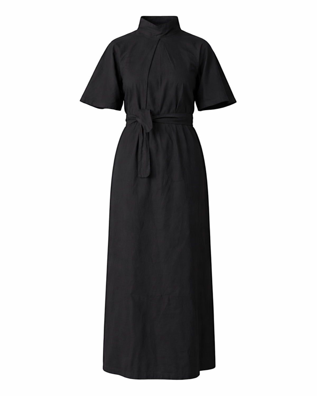 Distressed Cotton A-line Dress