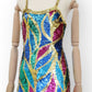 Silk & Sequins Vintage Dress by Sean Collection