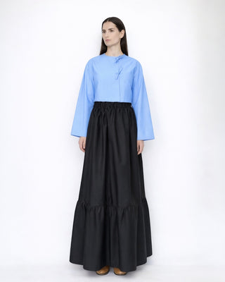 Tied Front Top in Blue