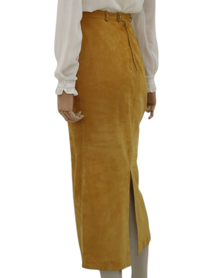 Vintage Leather Skirt