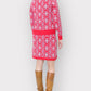 Knitted Dress And Cardigan Set