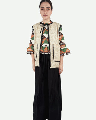 Mystic Moods Navy Crew Neck Vest