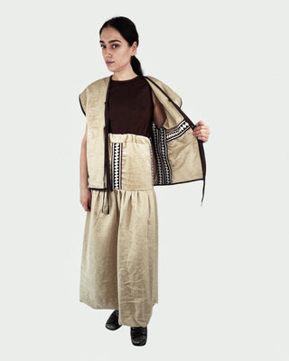 Mystic Moods Corduroy Co-ord Set in Brown