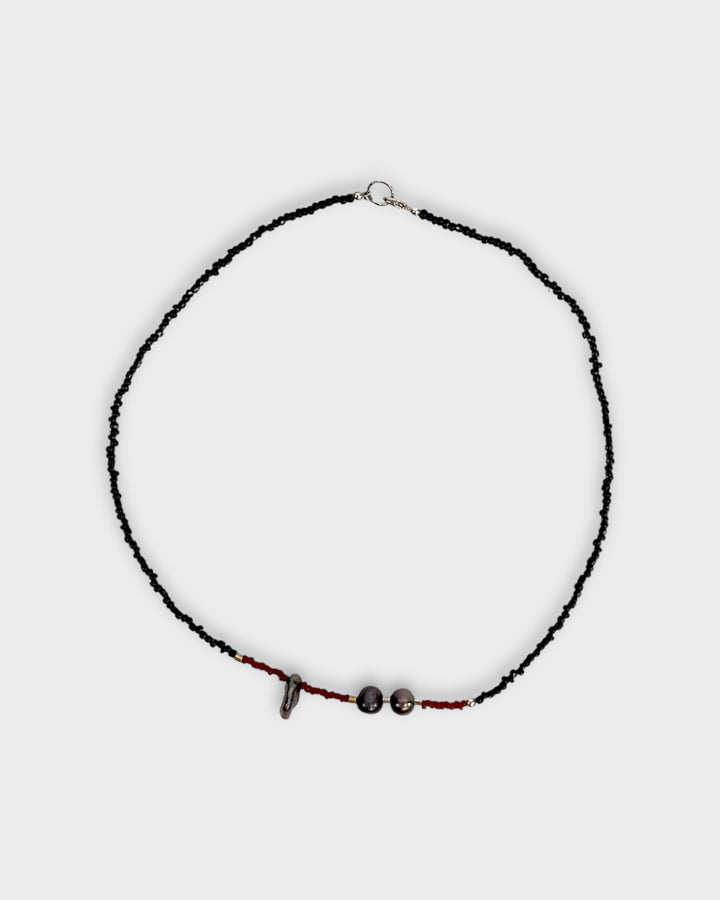 Mystic Moods Peacock & Coral Necklace