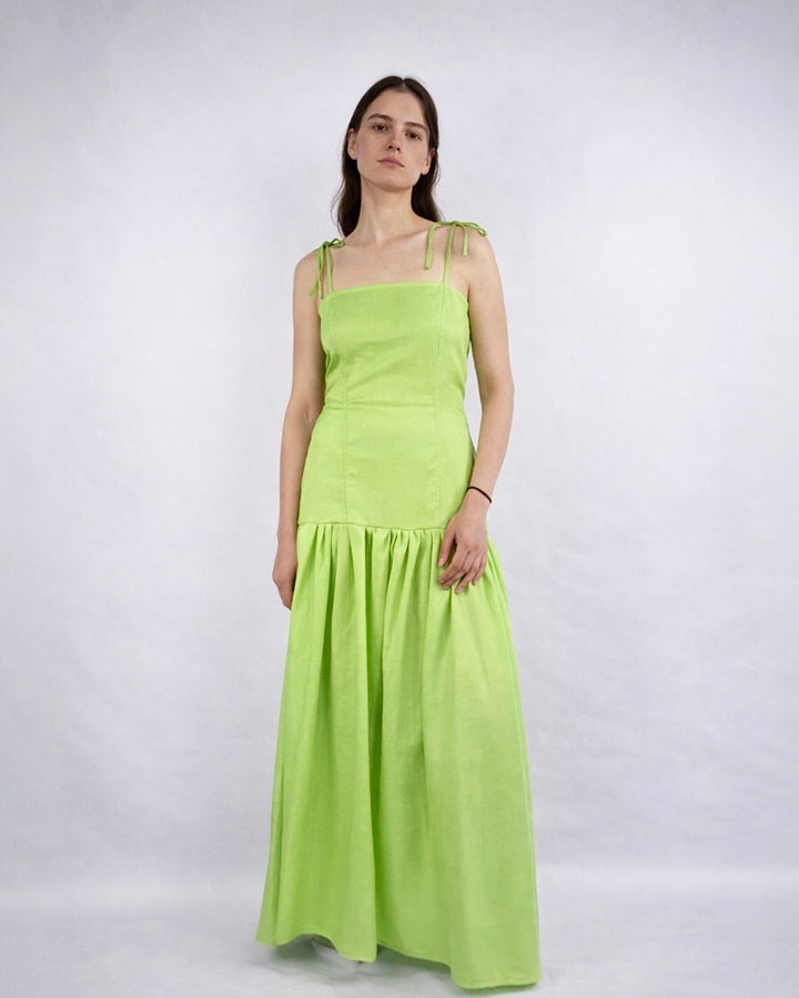 Drop Waist Cotton Maxi Dress | Sustainable Dress Made in England | Mystic Moods mysticmoods.co.uk Drop Waist Cotton Maxi Dress | Sustainable Dress Made in England | Mystic Moods mysticmoods.co.uk