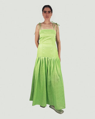 Mystic Moods Drop Waist Cotton Maxi Dress