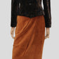 80’s Wrap Suede Skirt